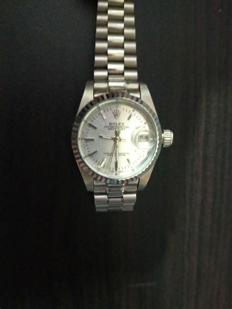 rolex white gold watches|Rolex 8385 18k white gold.